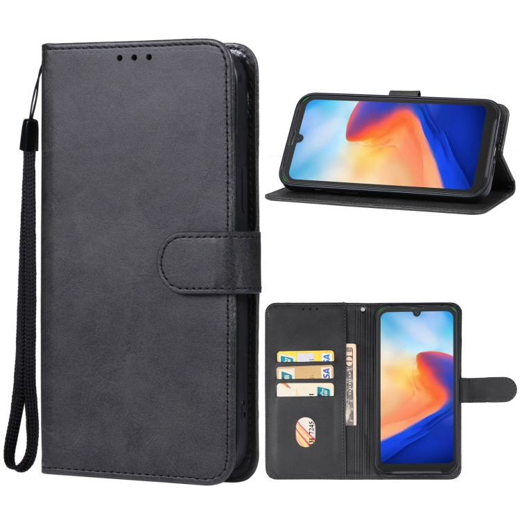 

For Blackview BV7200 Leather Phone Case(Black)