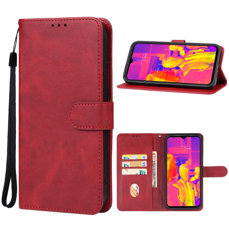 

For Ulefone Power Armor 18T Leather Phone Case(Red)