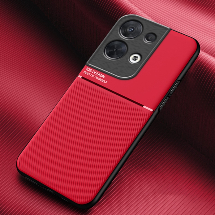 

For OPPO Reno8 Pro+ / Reno8 Pro Global Classic Tilt Magnetic Phone Case(Red)