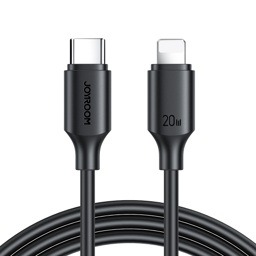 

JOYROOM S-CL020A9 20W USB-C/Type-C to 8 Pin Fast Charging Data Cable, Length:1m(Black)