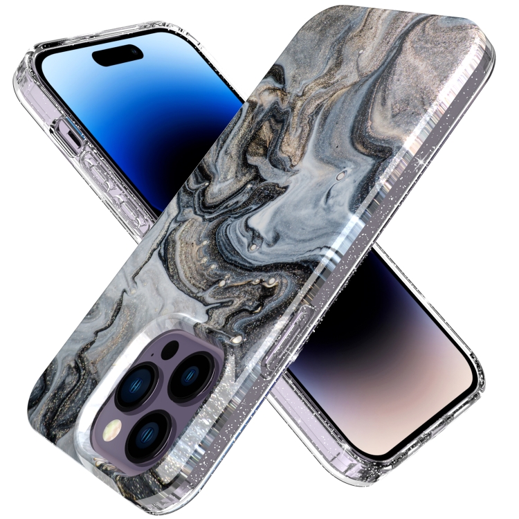 

For iPhone 14 Pro Max Marble Pattern IMD Phone Case(P-GWL10084)