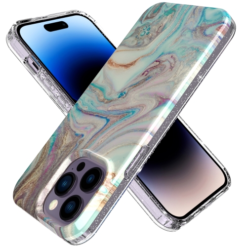 

For iPhone 14 Pro Marble Pattern IMD Phone Case(P-GWL10104)