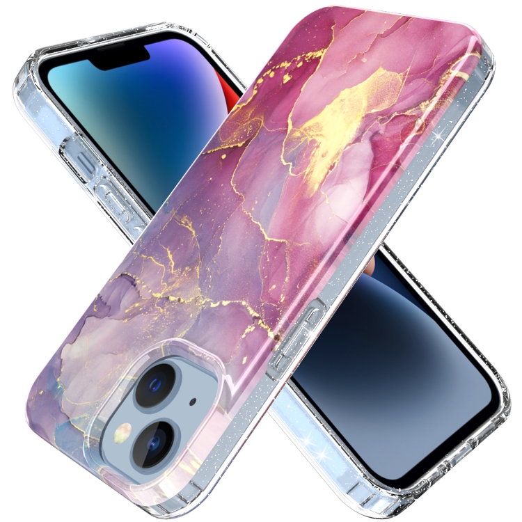 

For iPhone 14 Plus Marble Pattern IMD Phone Case(P-GWL10021)