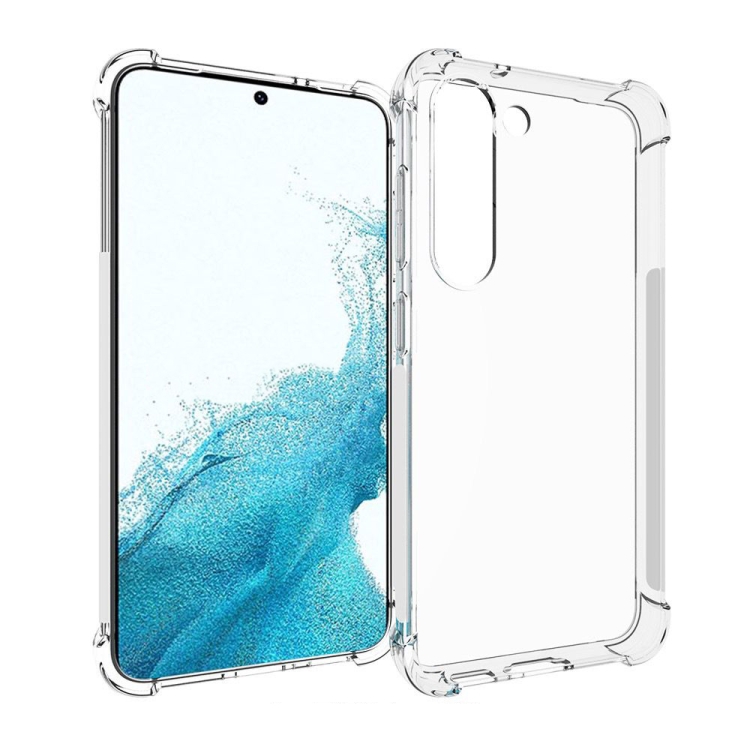 

For Samsung Galaxy S23 5G Shockproof Non-slip Thickening TPU Phone Case(Transparent)