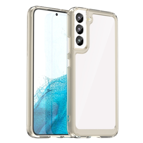 

For Samsung Galaxy S23+ 5G Colorful Series Acrylic + TPU Phone Case(Transparent Grey)