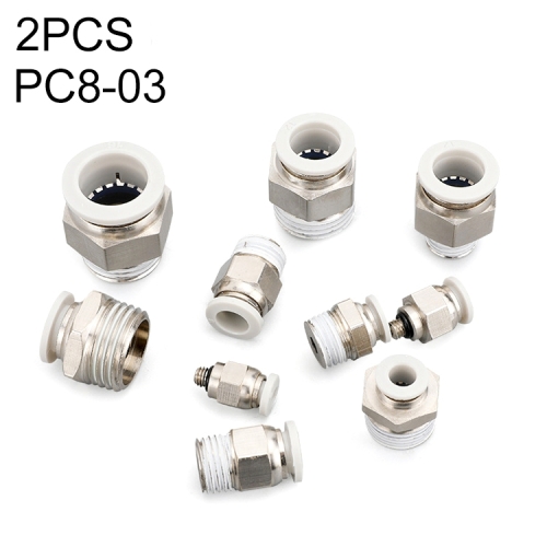 

PC8-03 LAIZE 10pcs PC Straight Pneumatic Quick Fitting Connector