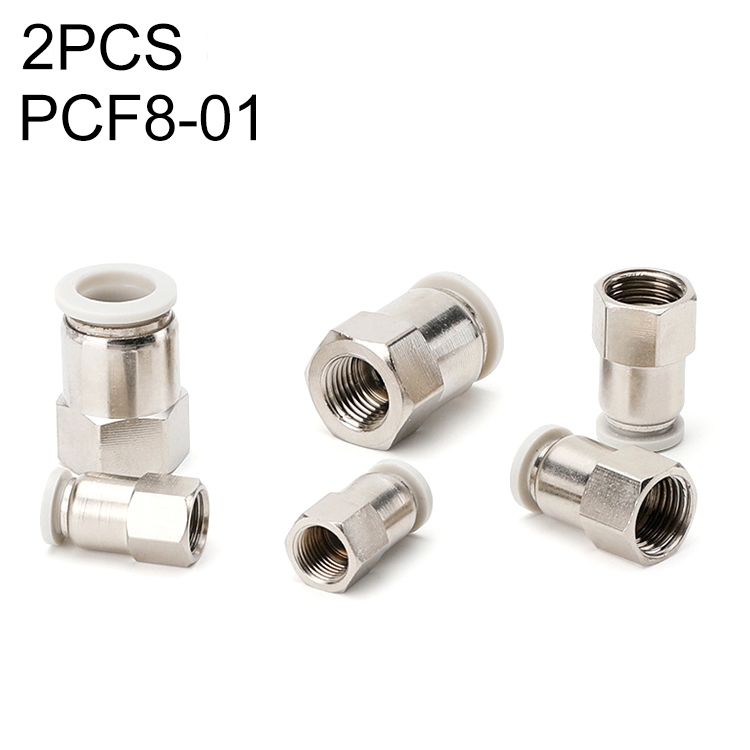 

PCF8-01 LAIZE 10pcs Female Thread Straight Pneumatic Quick Fitting Connector