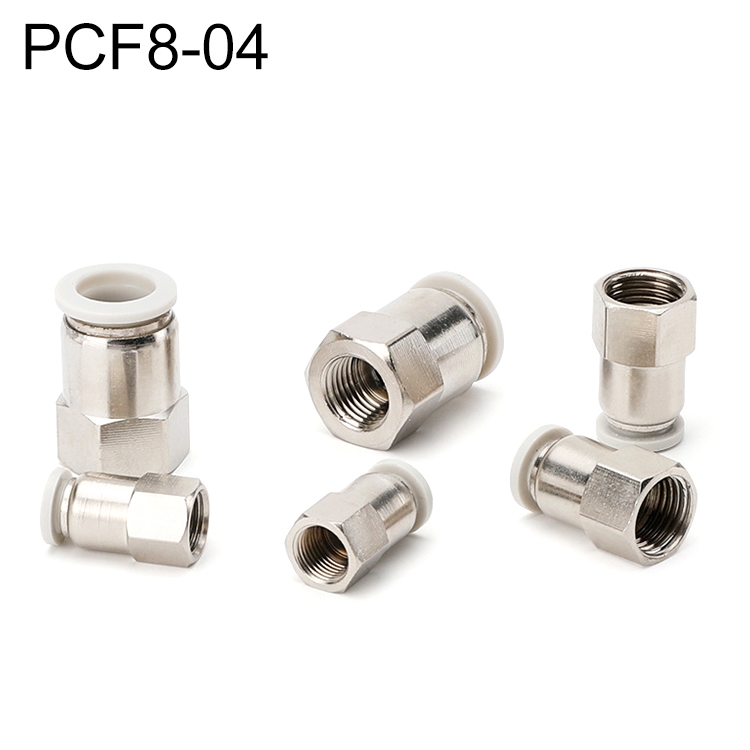 

PCF8-04 LAIZE Female Thread Straight Pneumatic Quick Fitting Connector