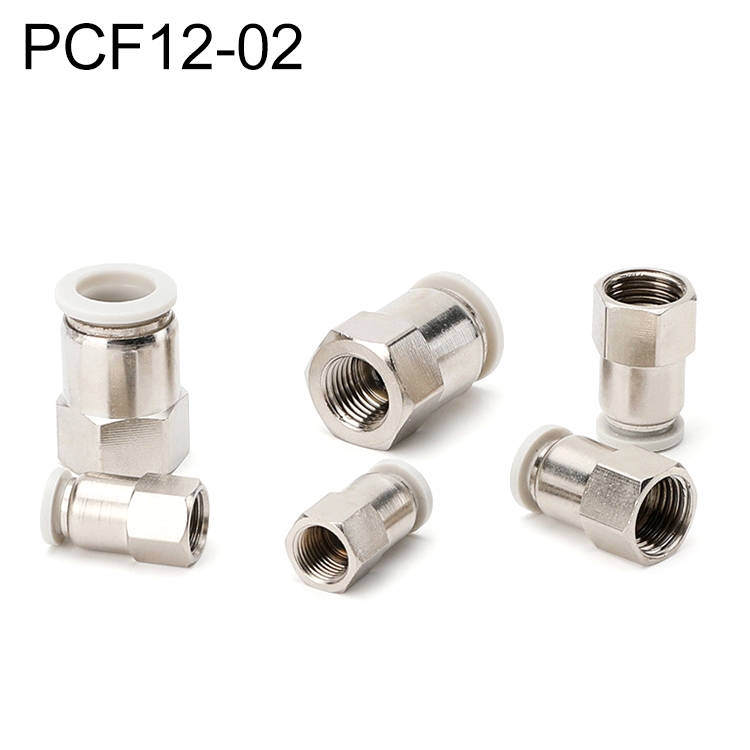 

PCF12-02 LAIZE Female Thread Straight Pneumatic Quick Fitting Connector