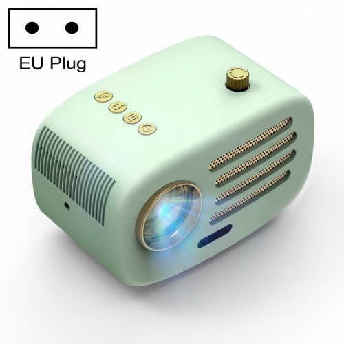 

AUN PH30C 2.7 inch 150 Lumens 1280x720P Sync Screen LED Mini Projector, Plug Type:EU Plug(Green)