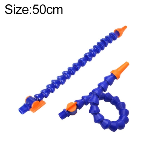 

3/8 inch 50cm Adjustable Plastic Flexible Water Oil Cooling Hose With Switch