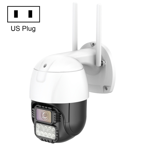 

QX67 Humanoid Recognition AI Alarm WiFi Dome IP Camera, US Plug