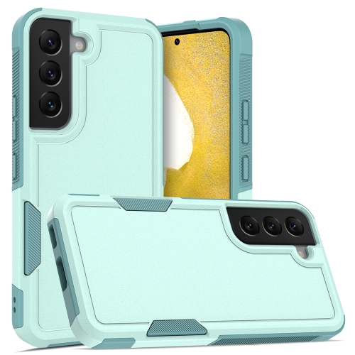 

For Samsung Galaxy S22 5G 2 in 1 PC + TPU Phone Case(Light Green)