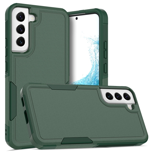 

For Samsung Galaxy S22+ 5G 2 in 1 PC + TPU Phone Case(Dark Green)