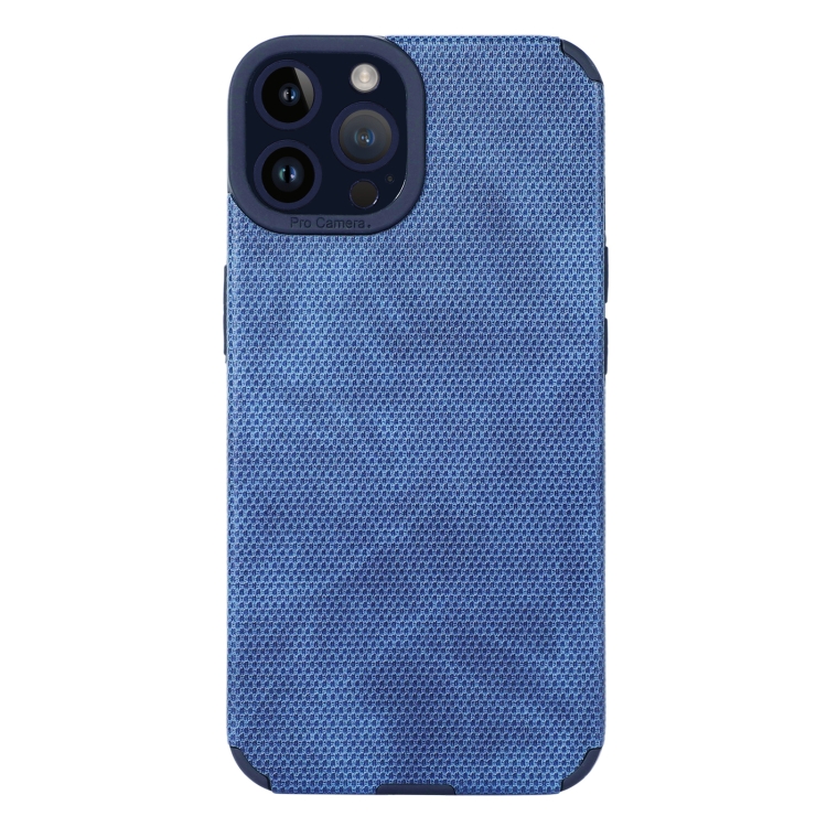

For iPhone 14 Pro TPU Leather Phone Case(Blue)