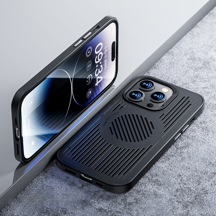 

For iPhone 14 Pro Max Benks Ice Armor MagSafe Magnetic Cooling Phone Case(Black)