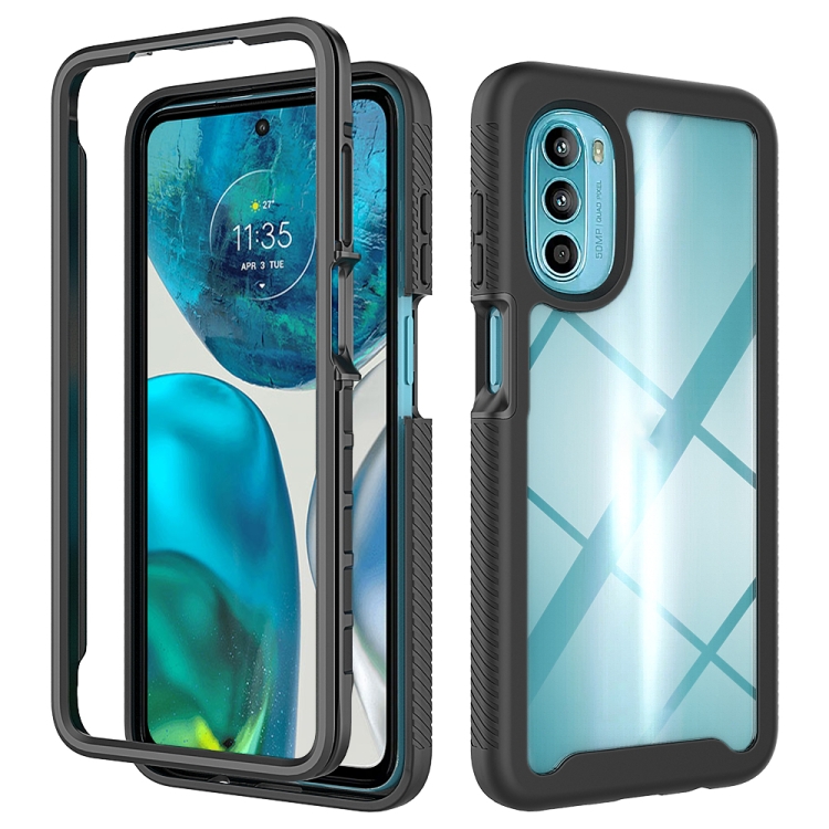 Motorola moto g82 クリアケース付き