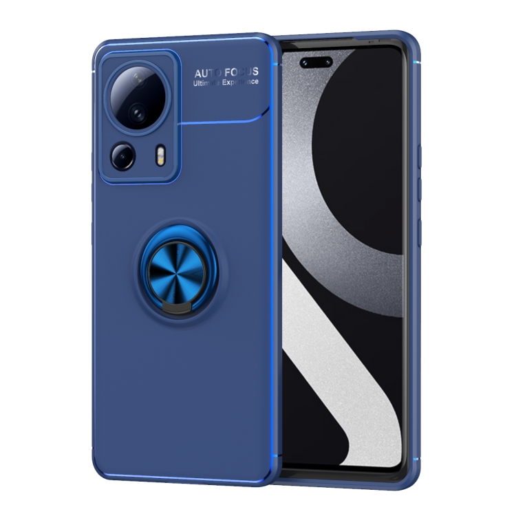 

For Xiaomi Civi 2 Metal Ring Holder TPU Phone Case(Blue)