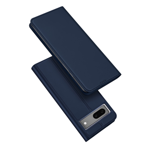 

For Google Pixel 7 DUX DUCIS Skin Pro Series Flip Leather Phone Case(Blue)