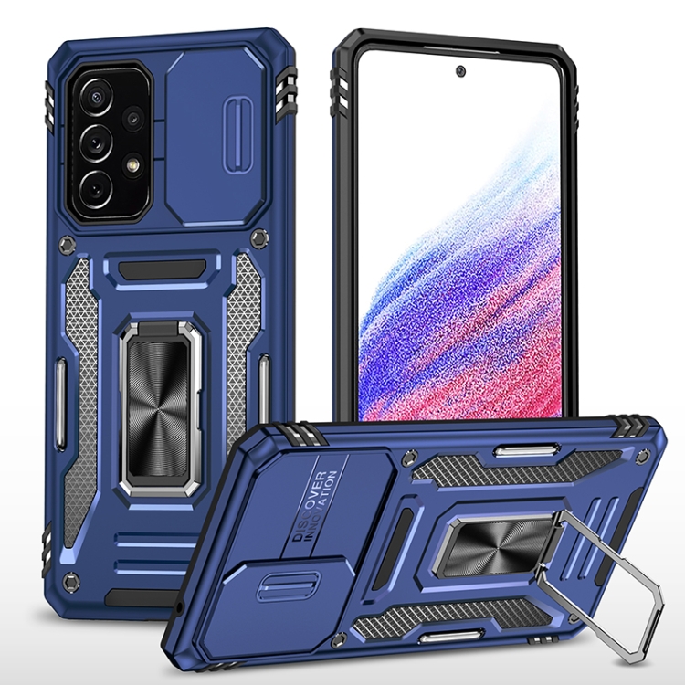 For Samsung Galaxy A53 5G Armor PC TPU Camera Shield