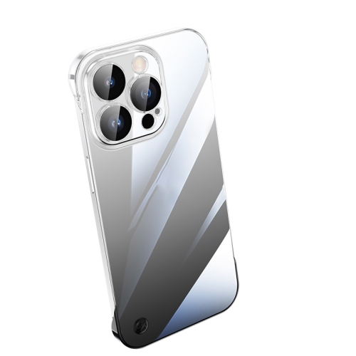 

For iPhone 14 Pro Frameless Cool Gradient PC Phone Case(Black)