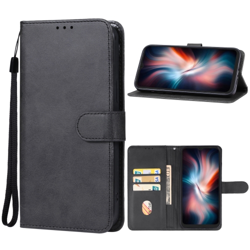 

For UMIDIGI C1 Max Leather Phone Case(Black)