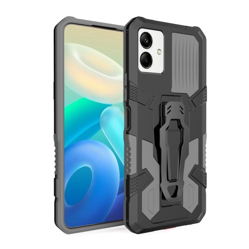 

For Samsung Galaxy A04 Armor Warrior Shockproof PC + TPU Phone Case(Grey)