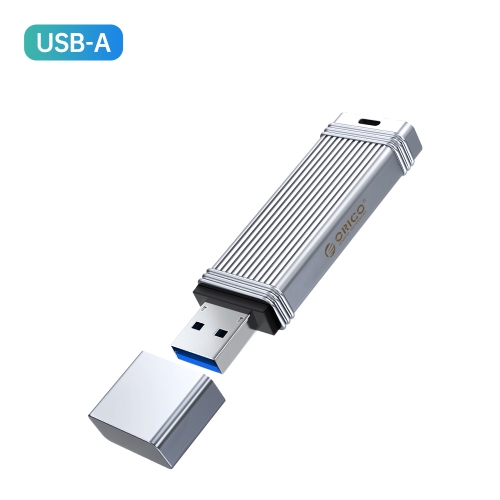 

ORICO 128GB USB-A USB3.2 Gen1 USB Flash Drive, Read 260MB/s, Write 50MB/s (Silver)