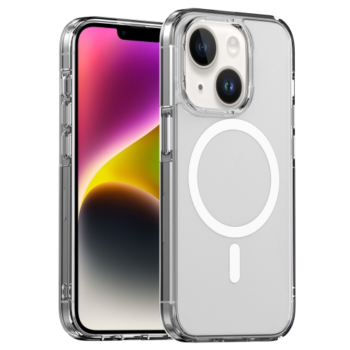 

For iPhone 14 Plus Aurora Series MagSafe Phone Case(Transparent)