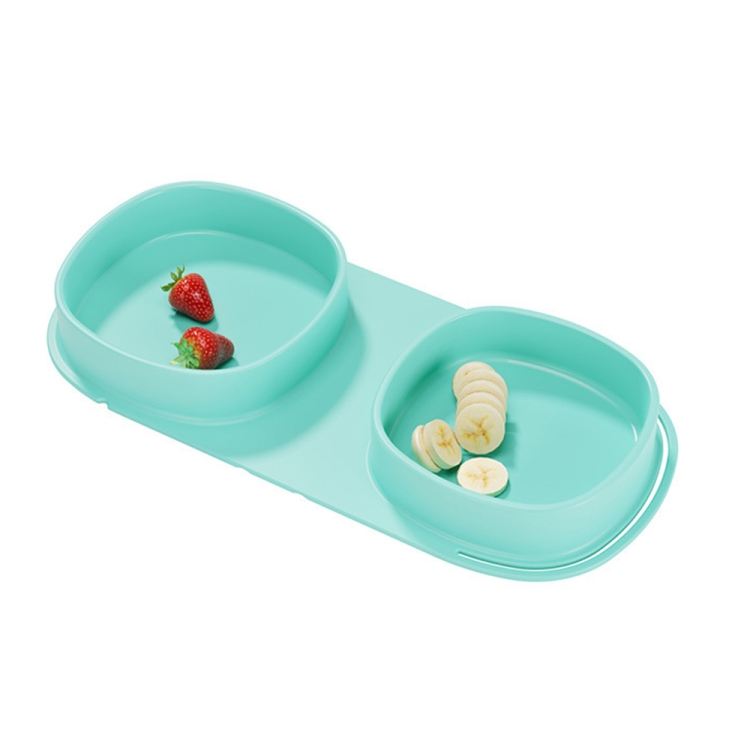 

Outdoor Portable Silicone Folding Complementary Food Bowl(Light Blue)