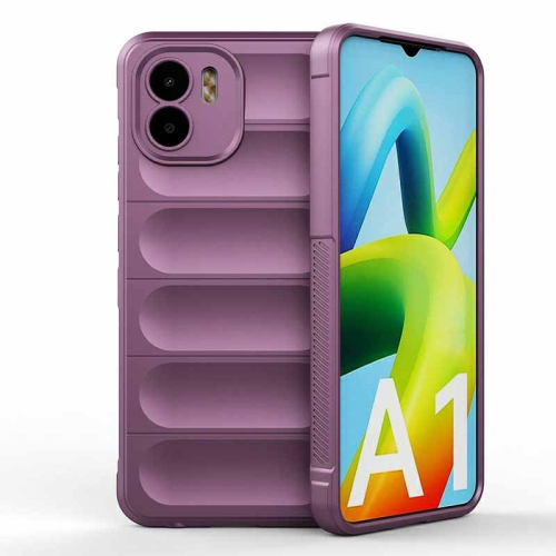 

For Xiaomi Redmi A1 4G Global Magic Shield TPU + Flannel Phone Case(Purple)