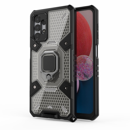 

For Samsung Galaxy A13 4G/5G Space PC+TPU Ring Holder Protective Phone Case(Grey)