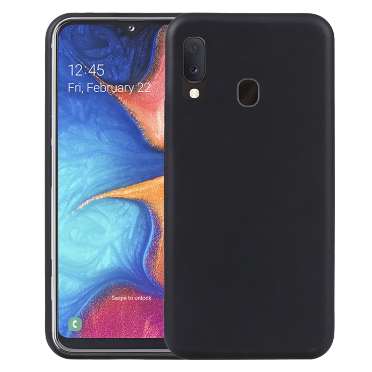 

For Samsung Galaxy A20e TPU Phone Case(Black)