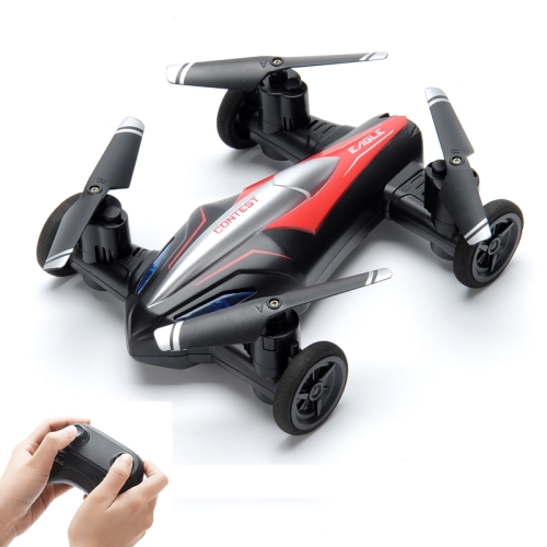 

JJR/C H103 Mini Four-axis Remote Control Land and Air Dual Mode Aircraft Drone, Specification:without Rear Wing(Red)