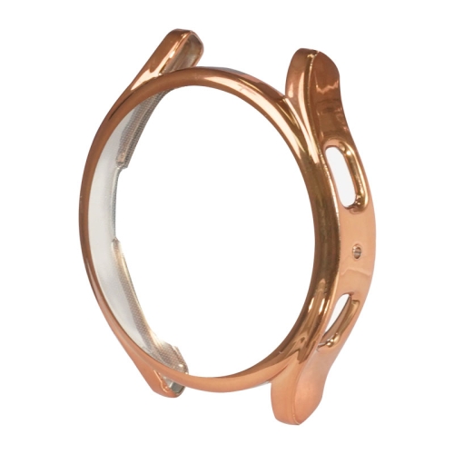 

For Samsung Galaxy Watch5 Pro 45mm Electroplating Hollow Half-pack TPU Protective Case(Rose Gold)