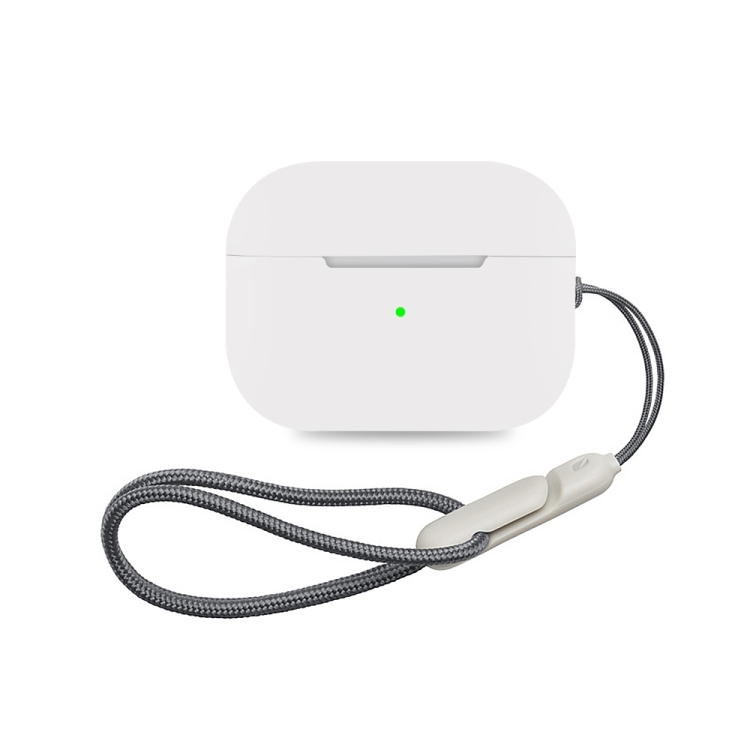 

For AirPods Pro 2 Earphone Silicone Protective Case(White)