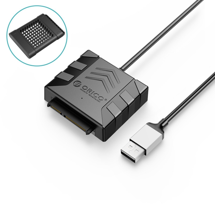 

ORICO UTS1 USB 2.0 2.5-inch SATA HDD Adapter with Silcone Case, Cable Length:0.3m
