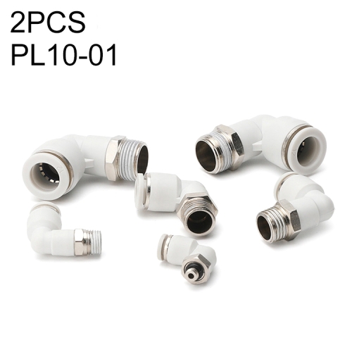 

PL10-01 LAIZE 10pcs PL Elbow Pneumatic Quick Fitting Connector