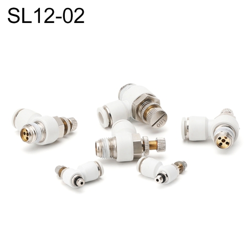 

SL12-02 LAIZE SL Throttle Valve Elbow Pneumatic Quick Connector