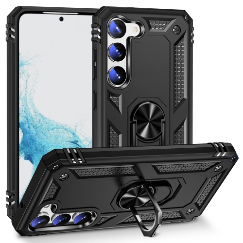 

For Samsung Galaxy S23 5G Shockproof TPU + PC Phone Case(Black)