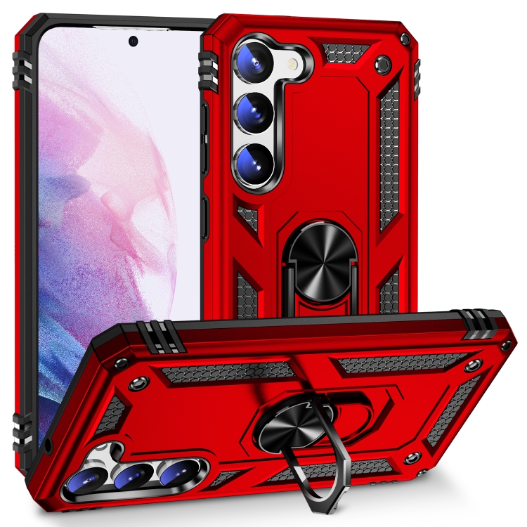 

For Samsung Galaxy S23+ 5G Shockproof TPU + PC Phone Case(Red)