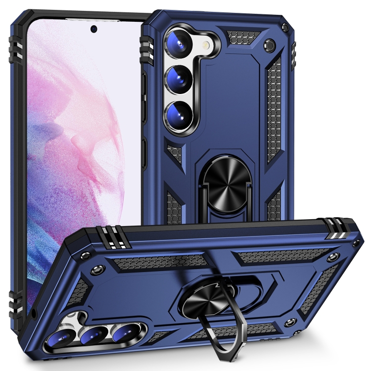 

For Samsung Galaxy S23+ 5G Shockproof TPU + PC Phone Case(Blue)