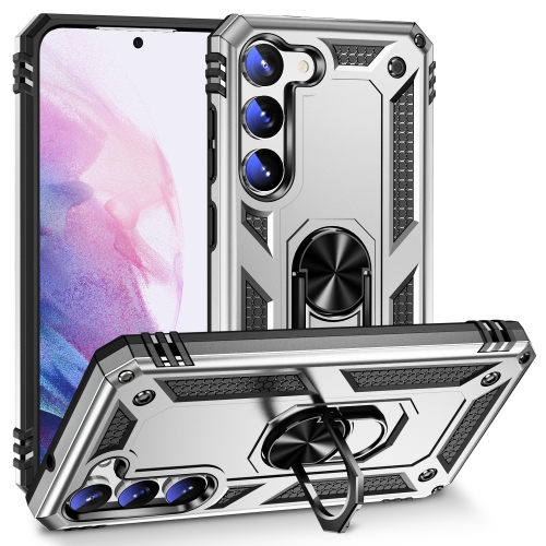 

For Samsung Galaxy S23+ 5G Shockproof TPU + PC Phone Case(Silver)