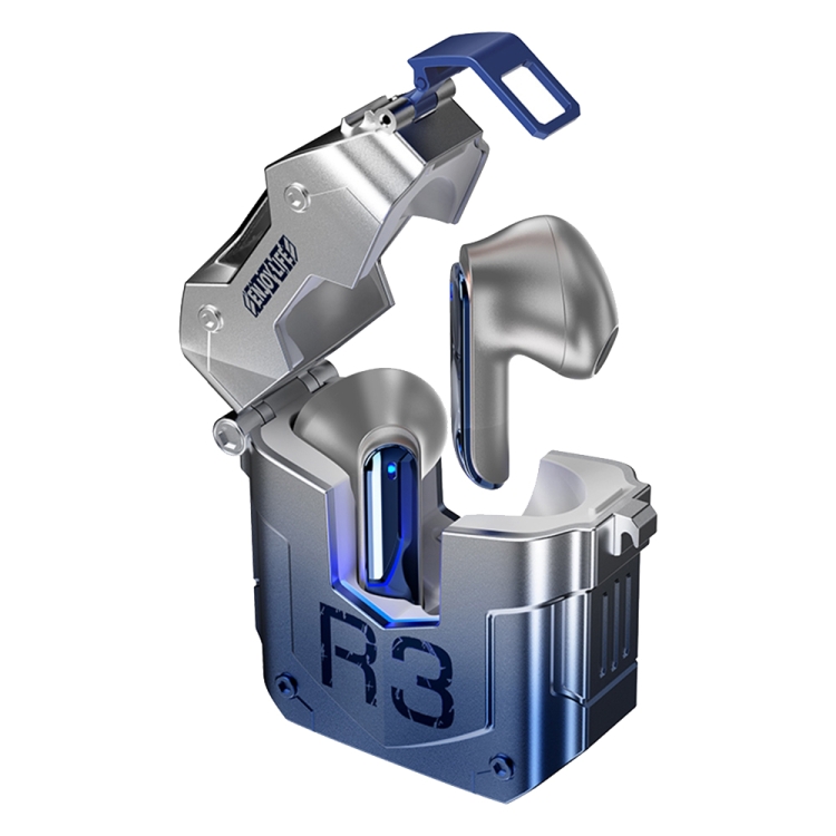 

ROCK R3 Steampunk Mecha Wireless Bluetooth Earphone(Winter Blue)