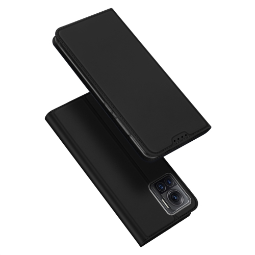 For Motorola Edge 30 Ultra DUX DUCIS Skin Pro Series Flip Leather Phone Case(Black)