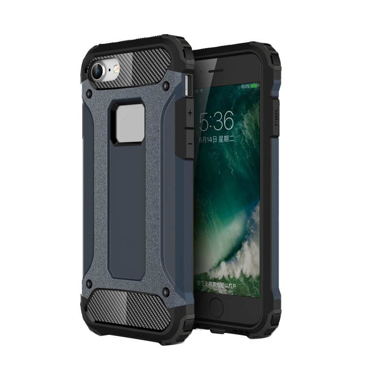 

For iPhone 8 Magic Armor TPU + PC Combination Phone Case(Dark Blue)
