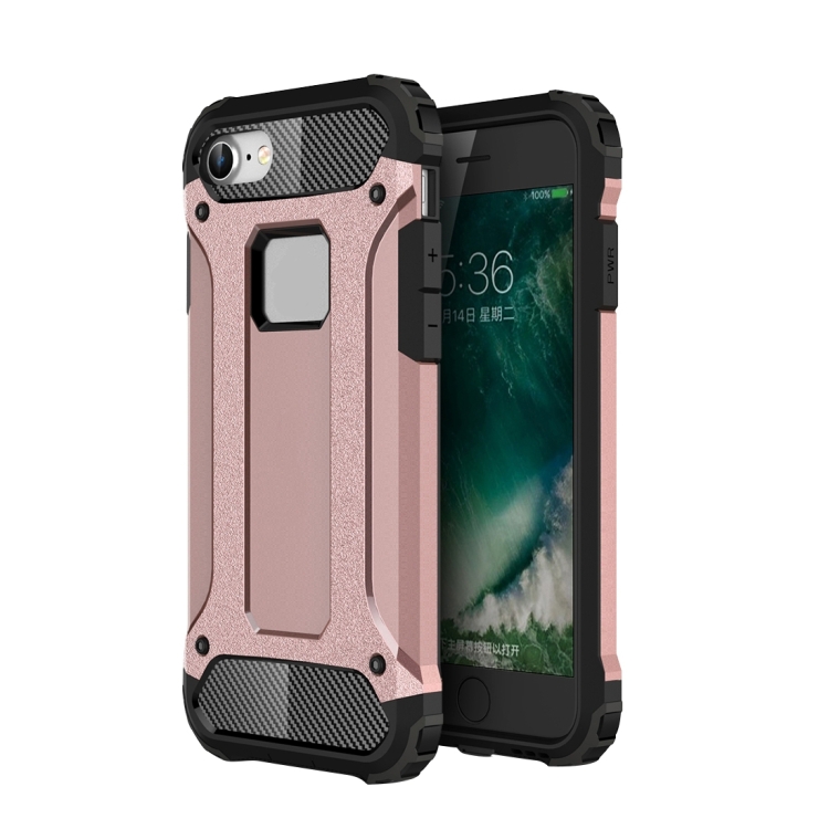 

For iPhone 8 Magic Armor TPU + PC Combination Phone Case(Rose Gold)