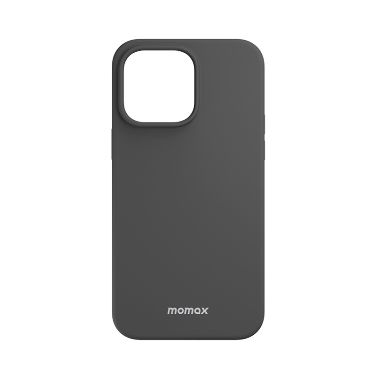 

For iPhone 14 Pro Max MOMAX Liquid Silicone Magsafe Magnetic Phone Case(Black)