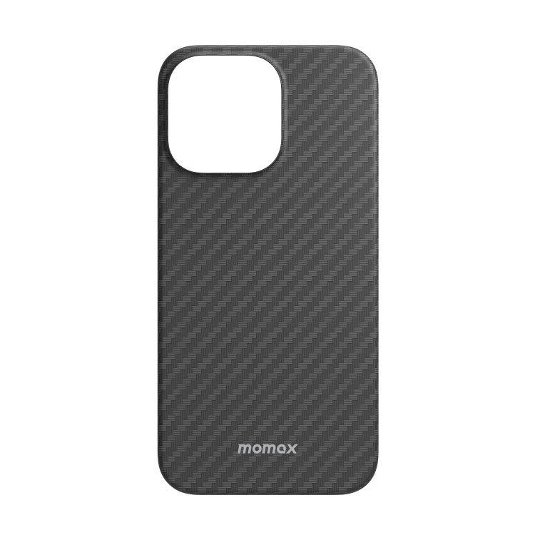 

For iPhone 14 Pro Max MOMAX Magsafe Magnetic Carbon Fiber Texture Phone Case(Black)