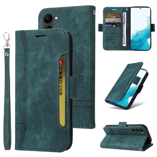 

For Samsung Galaxy S23+ 5G BETOPNICE Dual-side Buckle Leather Phone Case(Green)